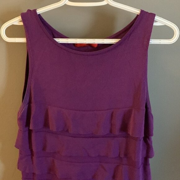 Carolina Herrera ruffle purple whimsical fairy dress - Picture 2 of 9